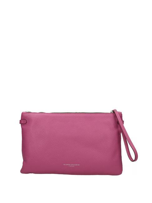 GIANNI CHIARINI HERMY Leather bag with shoulder strap pink vanity - Women’s Bags