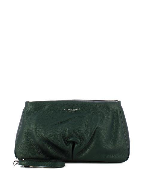 GIANNI CHIARINI CELESTE Leather shoulder bag deep green - Women’s Bags