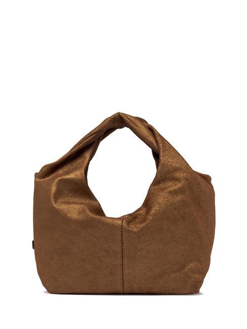 GIANNI CHIARINI AGNESE Bag in laminated leather cognac - Women’s Bags