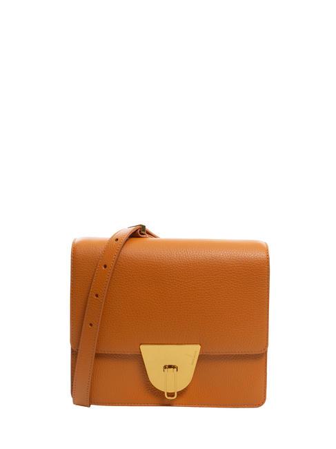 COCCINELLE NICO Small leather shoulder bag paprika - Women’s Bags