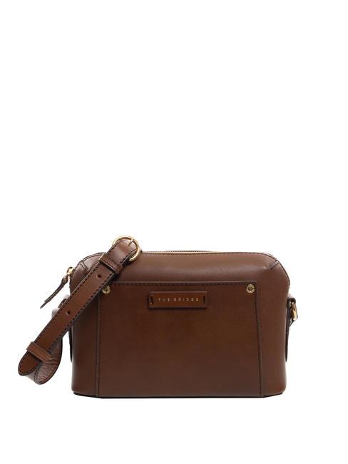 THE BRIDGE CECILIA Shoulder bag in leather BROWN - Women’s Bags