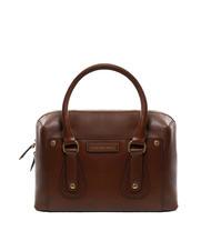 THE BRIDGE CECILIA Leather trunk bag with shoulder strap - Women’s Bags