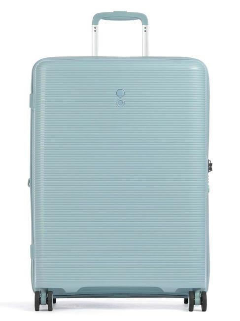 ECHOLAC FORZA Medium expandable trolley coastal blue - Rigid Trolley Cases