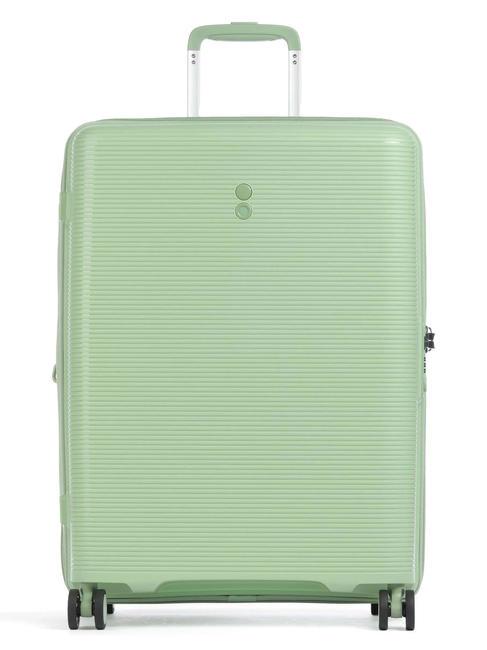ECHOLAC FORZA Medium expandable trolley reef green - Rigid Trolley Cases