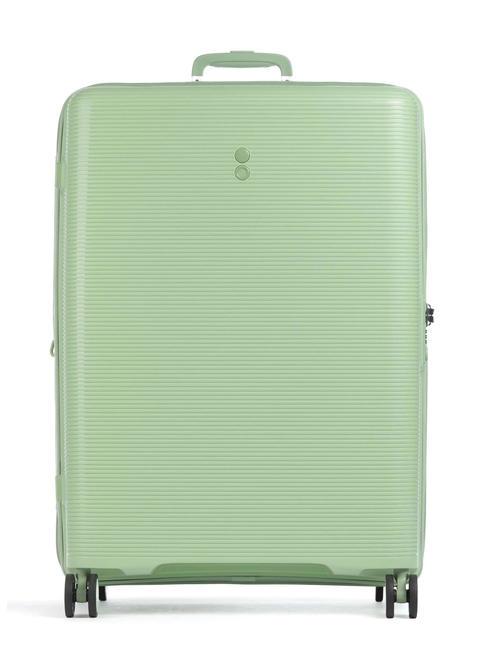 ECHOLAC FORZA Large expandable trolley reef green - Rigid Trolley Cases