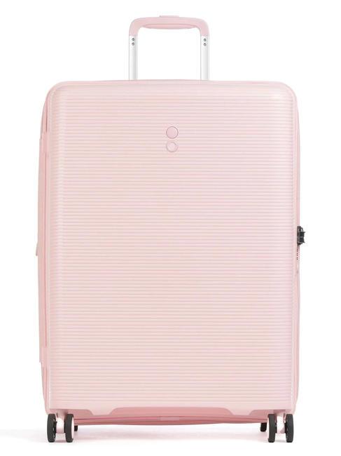 ECHOLAC FORZA Medium expandable trolley pink - Rigid Trolley Cases