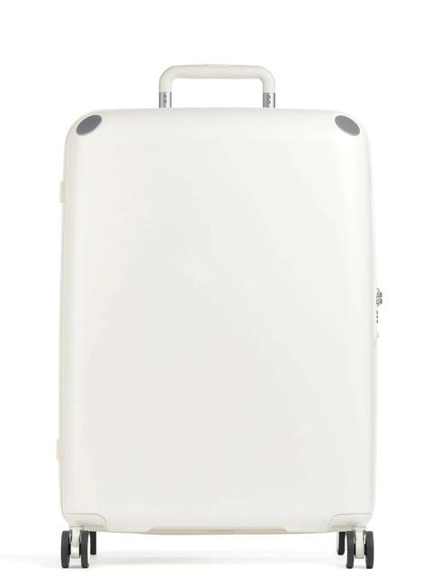 ECHOLAC PANDA Large size trolley ivory white - Rigid Trolley Cases