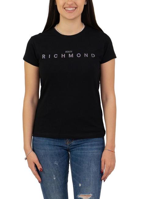 JOHN RICHMOND MARTIS Cotton T-shirt black/blk - T-shirt