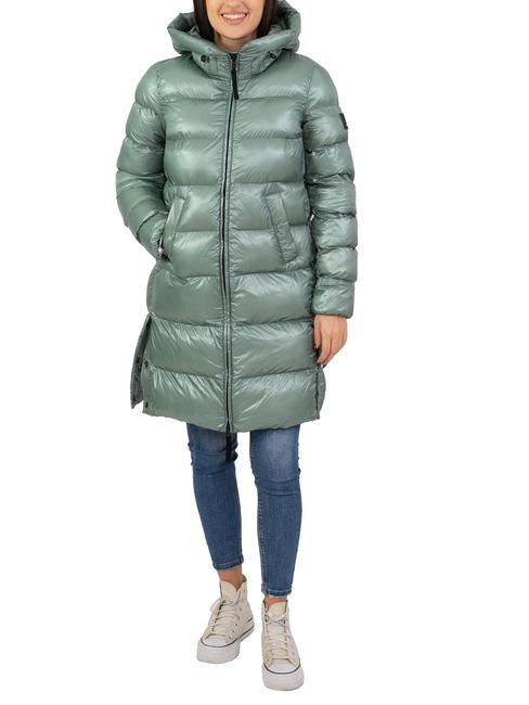 DEKKER ANODICT NIK Long quilted duvet dark forest - green lagoon - Women's down jackets