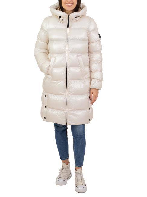 DEKKER ANODICT NIK Long quilted duvet lime - biscuit - Women's down jackets