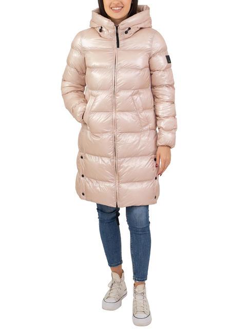 DEKKER ANODICT NIK Long quilted duvet faded pink/gianduja - Women's down jackets