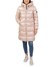 DEKKER ANODICT NIK Long quilted duvet faded pink/gianduja - Women's down jackets - 1