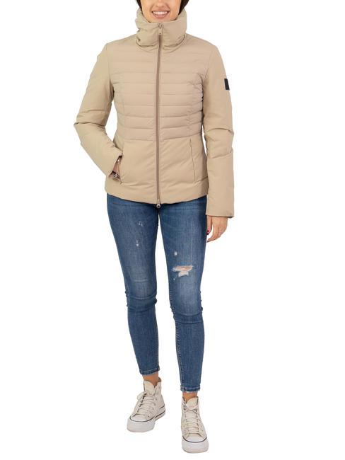 DEKKER PADOX BMAT Short double fabric down jacket macaroon - Women's down jackets