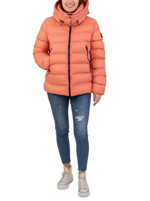 DEKKER NISTON NY Short down jacket with hood sienna - Women's down jackets