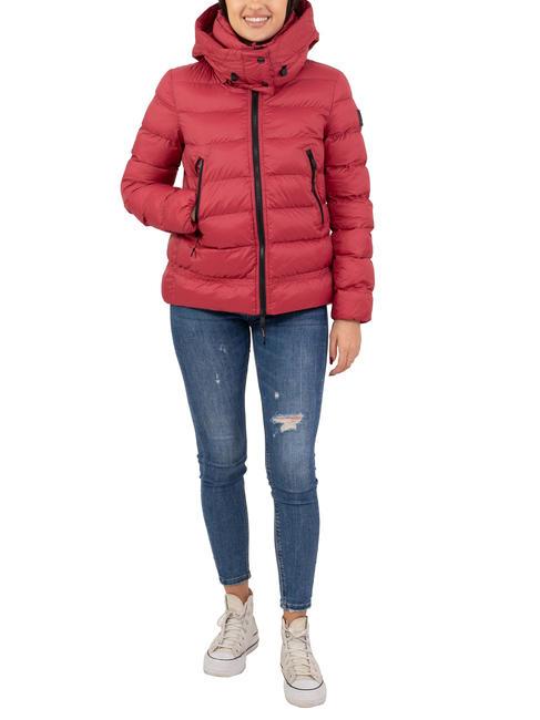 DEKKER NISTON NY Short down jacket with hood Tabasco - Women's down jackets