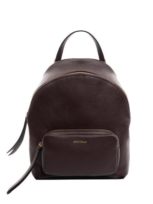 COCCINELLE JEN Hammered leather backpack there - Women’s Bags