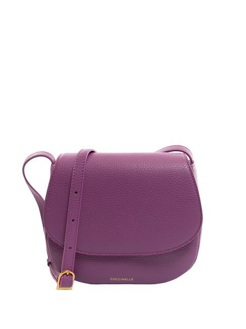 COCCINELLE CHERRY Mini leather shoulder bag dahlia - Women’s Bags