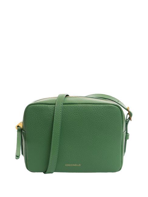 COCCINELLE CHERRY Hammered leather camera bag peppermint - Women’s Bags