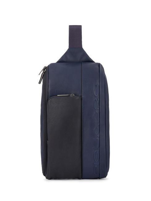 PIQUADRO STEVEN Single shoulder tablet holder backpack blue - Laptop backpacks