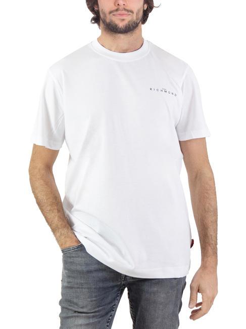 JOHN RICHMOND ACOSTA Cotton T-shirt white/black - T-shirt