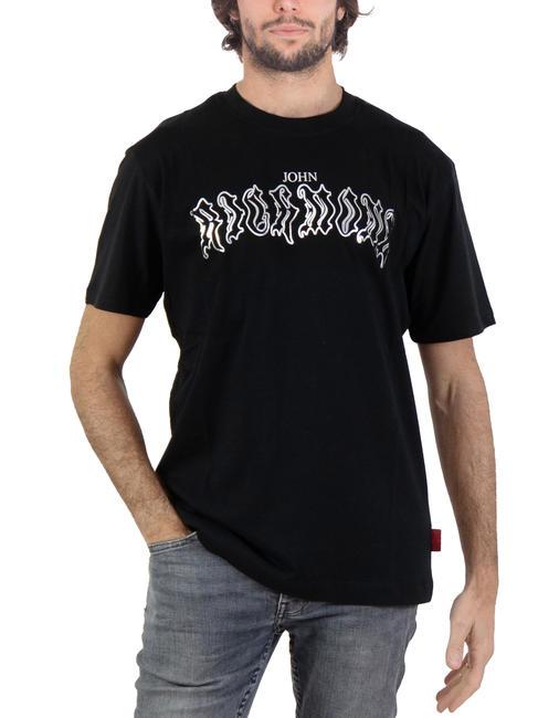 JOHN RICHMOND DIEGOLUIS Cotton T-shirt black3 - T-shirt