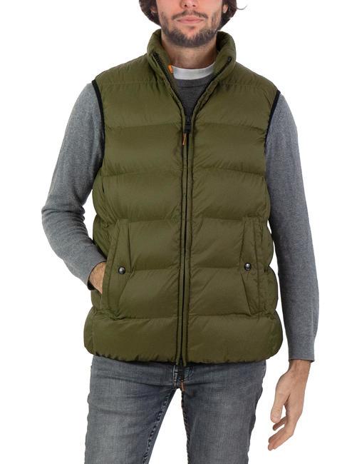 DEKKER PORPOISE NY Padded vest dark olive - Sleeveless jackets for men