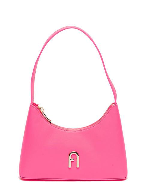 FURLA DIAMANTE Small shoulder bag fluorescent fuchsia - Women’s Bags