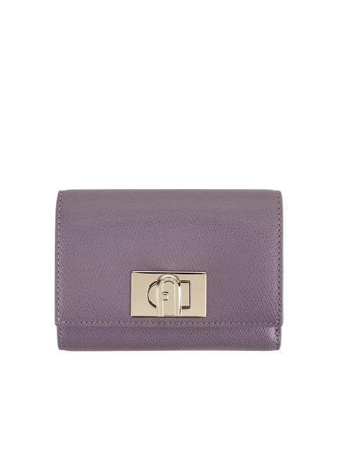 FURLA 1927 Compact wallet in ares leather aura - Women’s Wallets