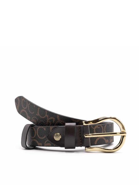ROCCOBAROCCO RB LOGO Belt made in Italy brown/black - Belts