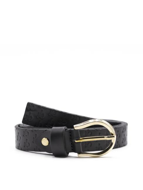 ROCCOBAROCCO EMBOSSED Leather belt black - Belts