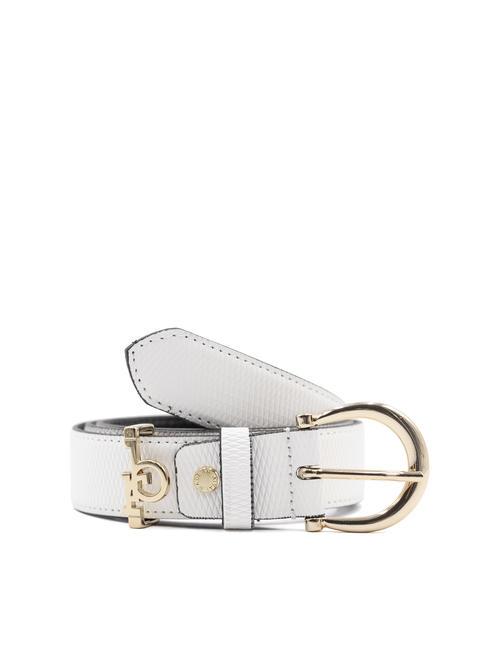ROCCOBAROCCO RB LIZZARD Belt Made in Italy White - Belts