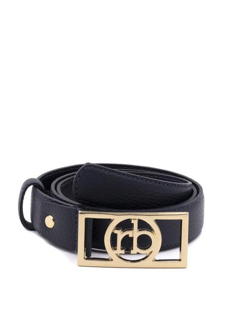 ROCCOBAROCCO RB SQUARE Leather belt blue - Belts