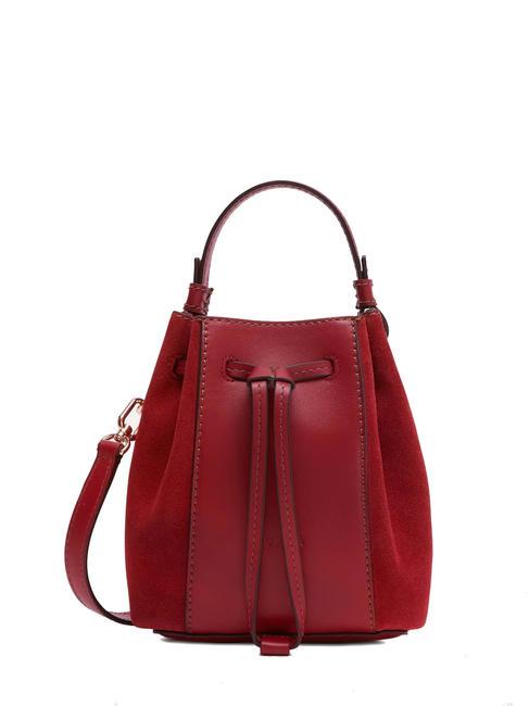 FURLA MIASTELLA Mini bucket bag in leather CHERRY d - Women’s Bags