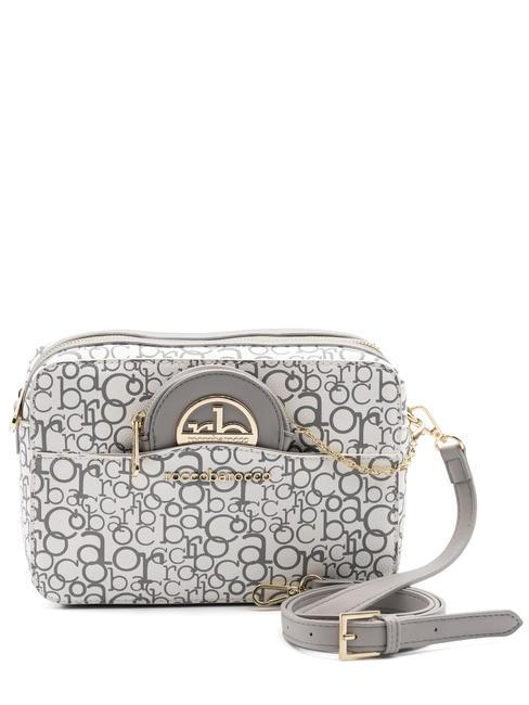 ROCCOBAROCCO GIADA Shoulder camera bag grey/white - Women’s Bags