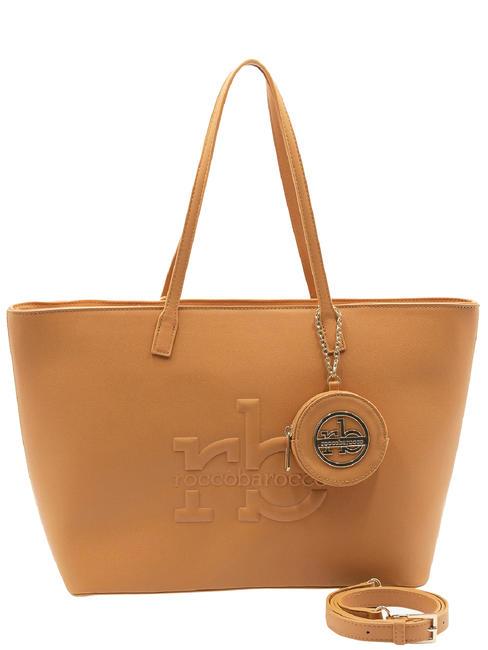 ROCCOBAROCCO PERLA Shopping bag with shoulder strap cookie - Women’s Bags