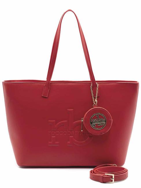 ROCCOBAROCCO PERLA Shopping bag with shoulder strap red - Women’s Bags
