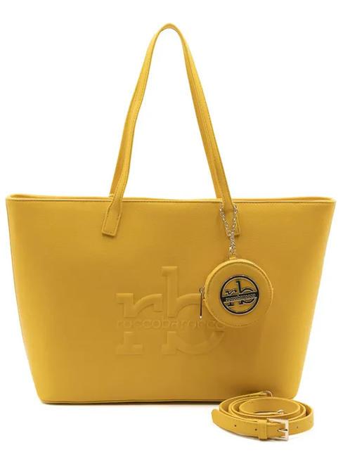 ROCCOBAROCCO PERLA Shopping bag with shoulder strap yellow - Women’s Bags