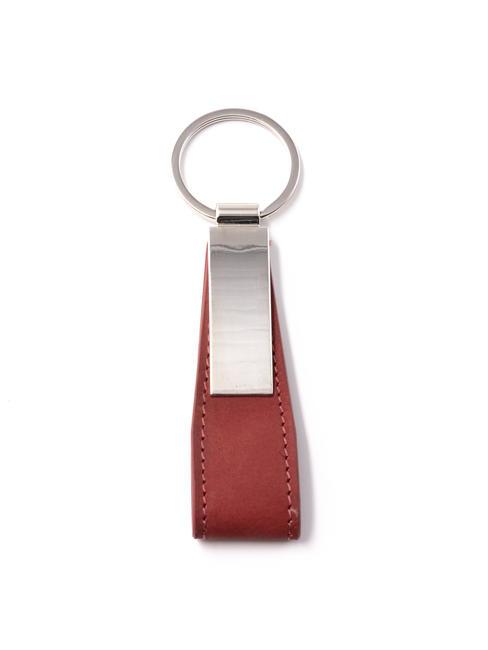 ROCCOBAROCCO IRON Leather key ring red - Key holders