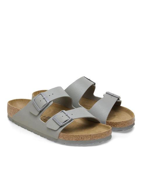 BIRKENSTOCK ARIZONA BIRKO-FLOR Sandal slipper stone - Unisex shoes