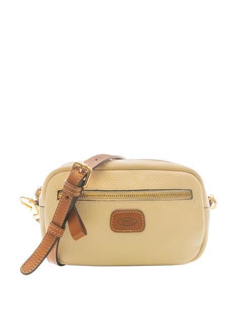 BRIC’S Duomo Leather mini bag with shoulder strap cream / leather - Women’s Bags