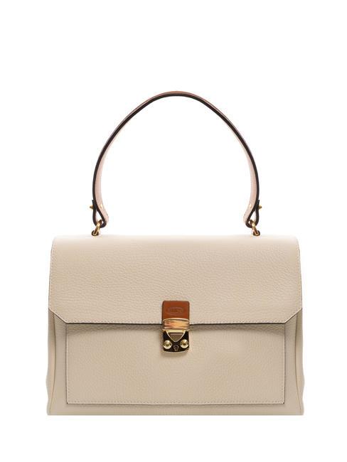 BRIC’S DUOMO Leather handbag with shoulder strap cream / leather - Women’s Bags