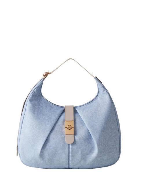 BORBONESE CORTINA NYLON OP Medium shoulder bag topaz/light grey - Women’s Bags