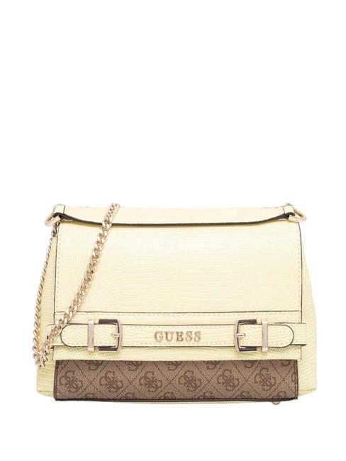 GUESS SESTRI Shoulder bag with flap milk python - Women’s Bags