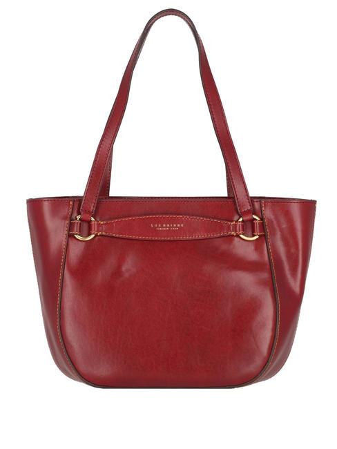 THE BRIDGE BETTINA Shopping Bag in leather Chianti / Bordeaux / Gold - Women’s Bags
