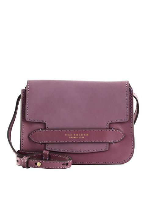 THE BRIDGE LUCREZIA Shoulder mini bag mauve with gold - Women’s Bags