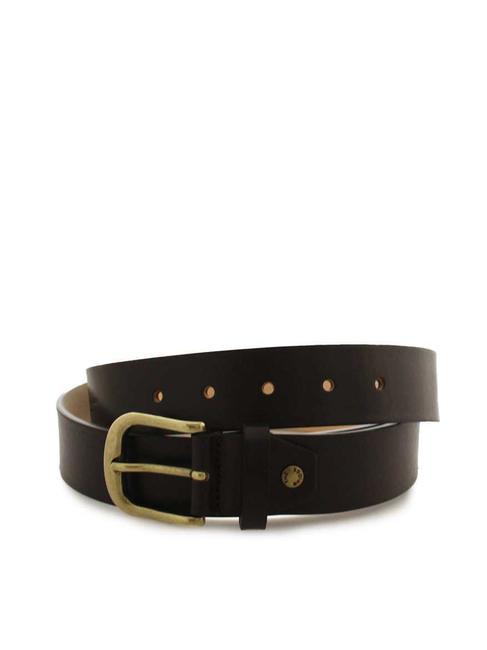 THE BRIDGE BRUNELLESCHI Leather belt, can be shortened chestnut abb. gold - Belts