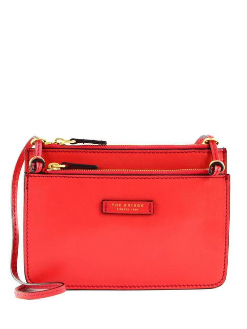 THE BRIDGE RUSTICI Mini shoulder bag grilled salmon gold - Women’s Bags