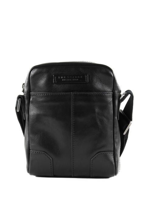 THE BRIDGE VESPUCCI  Leather bag black / dark matte ruthenium - Over-the-shoulder Bags for Men