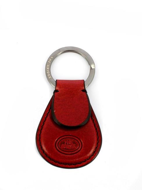 THE BRIDGE DUCCIO Teardrop keychain red currant abb. dark ruthenium - Key holders