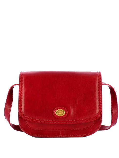 THE BRIDGE STORY Shoulder postina, in leather currant / gold - Women’s Bags